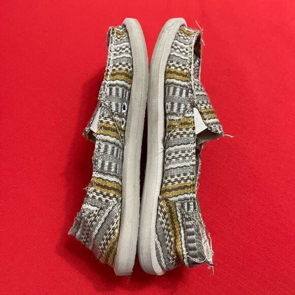 Sanuk Donna Blanket Burgundy Bayridge Multi Tribal Women’s Slip On Loafers Sz 7 - Picture 4 of 6